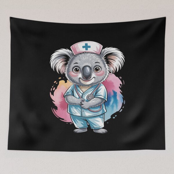 Item preview, Koala Doctor Lover Medical Koala Bear Healthcare Nursing designed and sold by ShelFisher.