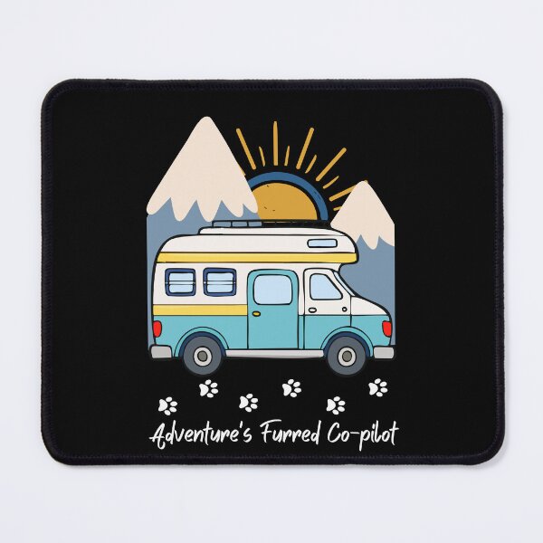 Item preview, Adventure's Furred Co-pilot. RV and Cat design designed and sold by SofikoDesigns.