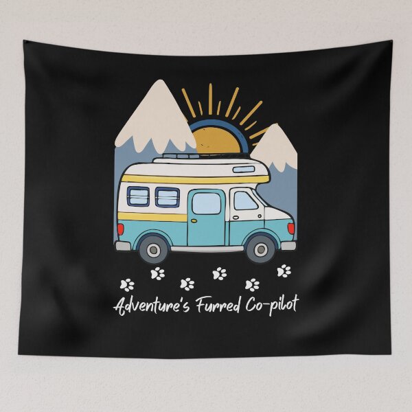 Item preview, Adventure's Furred Co-pilot. RV and Cat design designed and sold by SofikoDesigns.