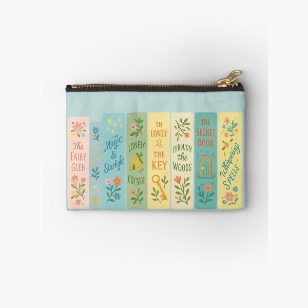 Item preview, Pastel Cottagecore Books on a Pale Blue Background  designed and sold by SpencerReedDes.