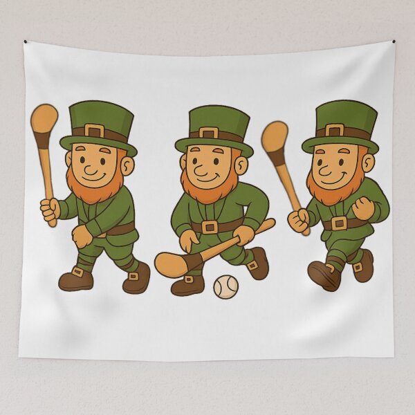 Item preview, Hurling Leprechauns designed and sold by JamesDunican.