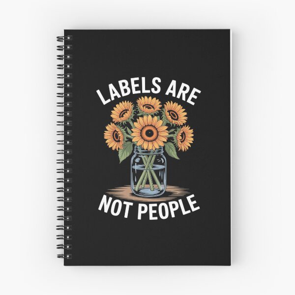 Item preview, Labels are for Jars not People Sunflower jar Flower Lovers designed and sold by ShelFisher.