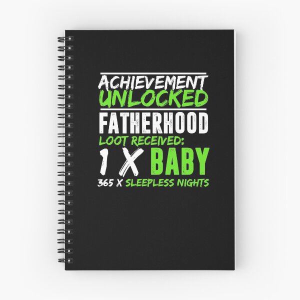 Item preview, Achievement Unlocked Fatherhood First Time Dad Gamer T-Shirt designed and sold by LookTwice.