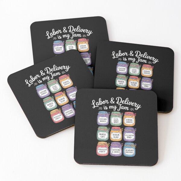 Item preview, Labor and Delivery Nurse Life Jam Nursing Humor Cute L&D designed and sold by ShelFisher.