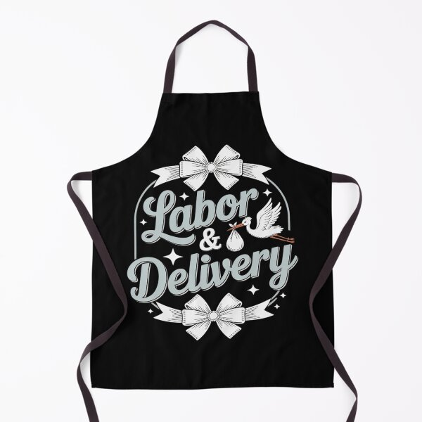 Item preview, Labor and Delivery Nurse with Coquette Bow Stork Squad designed and sold by ShelFisher.