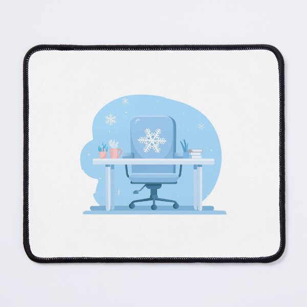 Item preview, Winter Office Desk Scene With A Modern Touch designed and sold by FWLKIT.