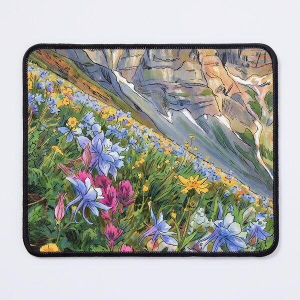 Item preview, Mountain Wildflowers designed and sold by SktchnStichART.