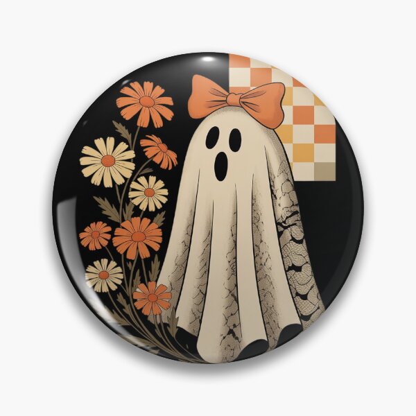 Item preview, Lace Ghost Coquette Bow Halloween Floral Ghost Fall Season designed and sold by Sandrhaus.