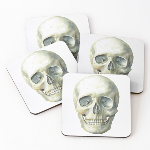 Item preview, Skull anatomy watercolor artwork designed and sold by Anatomy Art Gallery.