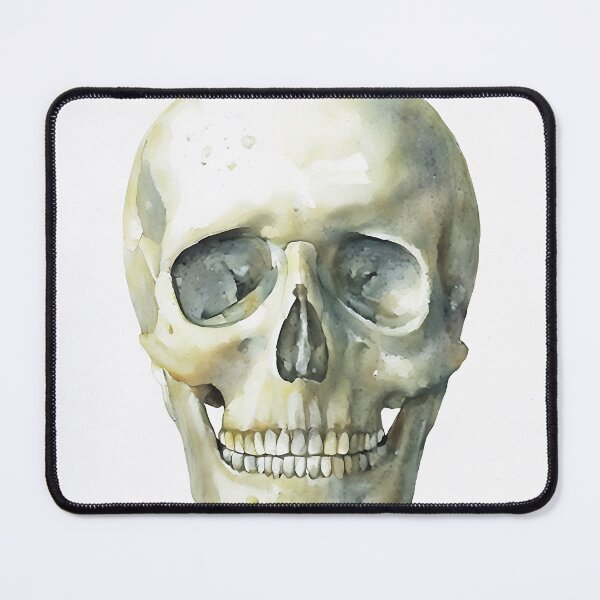 Item preview, Skull anatomy watercolor artwork designed and sold by Anatomy Art Gallery.