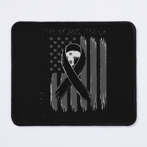 Item preview, Black Best Friend Melanoma Awareness Month Skin Cancer Flagư designed and sold by procionartss.