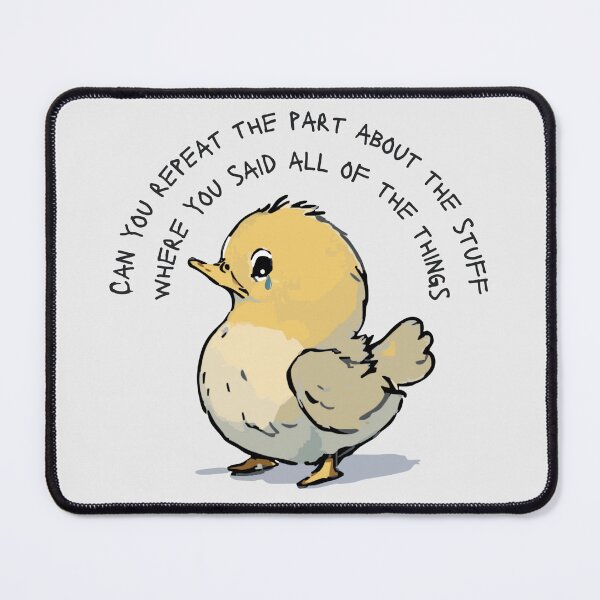 Item preview, Sad Chick Chicken Funny Animal Meme Confused Sarcastic designed and sold by TackyTime.