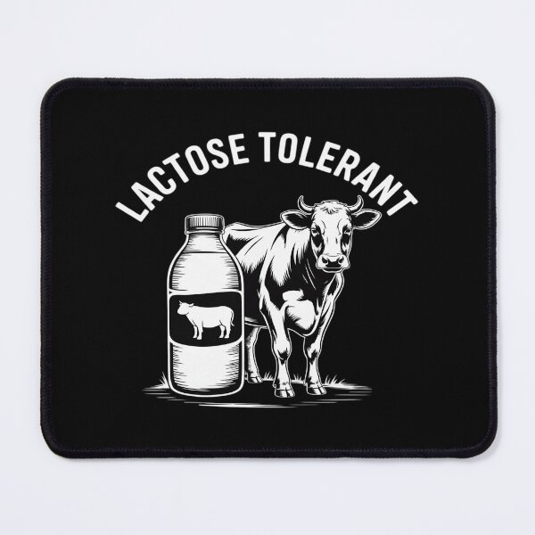 Item preview, Lactose Tolerant Meme Funny Cow Milk Dairy designed and sold by Sandrhaus.
