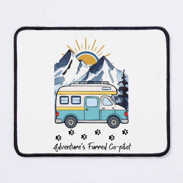 Item preview, Adventure's Furred Co-pilot. RV and Cat design designed and sold by SofikoDesigns.