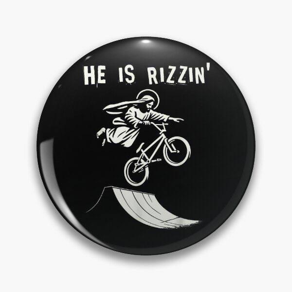 Item preview, Jesus on a Bike Tee – Funny Christian BMX Rider Graphic designed and sold by jnv3436.
