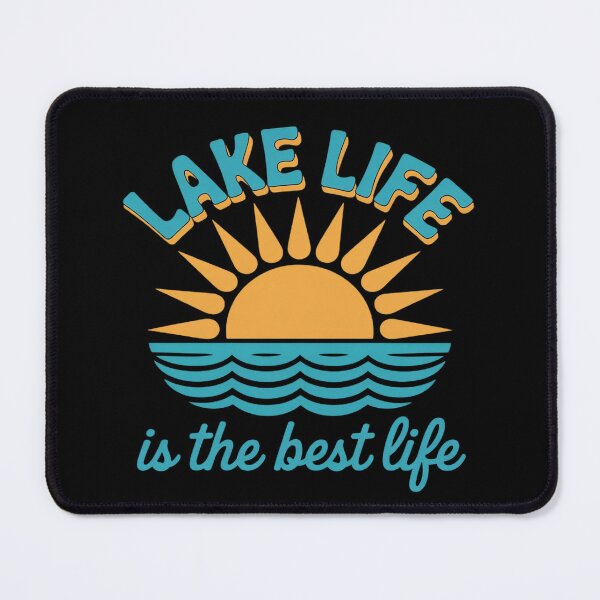 Item preview, Lake Life is the Best Life Boating Fishing Camping Sun designed and sold by Sandrhaus.