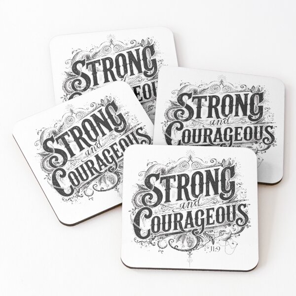 Item preview, Strong and Courages designed and sold by BellaNora.