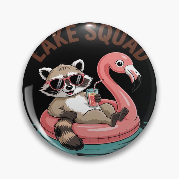 Item preview, Lake Life Lake Mode Lake Vibes Boating Racoon Lake Squad designed and sold by Sandrhaus.