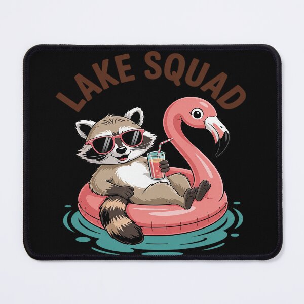Item preview, Lake Life Lake Mode Lake Vibes Boating Racoon Lake Squad designed and sold by Sandrhaus.