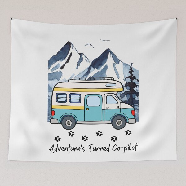 Item preview, Adventure's Furred Co-pilot. RV and Cat design designed and sold by SofikoDesigns.