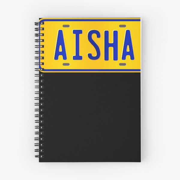 Item preview, Aisha Name Custom Number Plate Design - Gift For Aisha designed and sold by maiducsang.