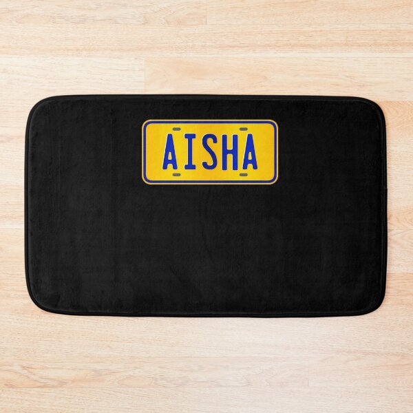 Item preview, Aisha Name Custom Number Plate Design - Gift For Aisha designed and sold by maiducsang.