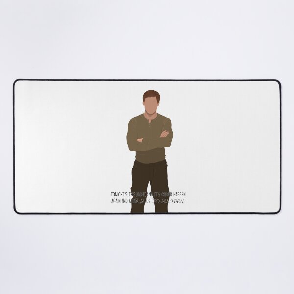 Item preview, Hand drawn Dexter in his killing shirt Faceless portrait illustration quote designed and sold by Lumennyxart.