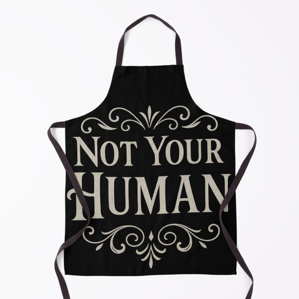 Item preview, Not Your Human – Gothic Boundary Statement designed and sold by Mouraludia.