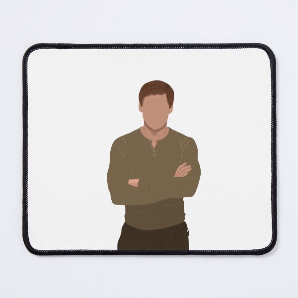 Item preview, Hand drawn Dexter in his killing shirt Faceless portrait illustration designed and sold by Lumennyxart.
