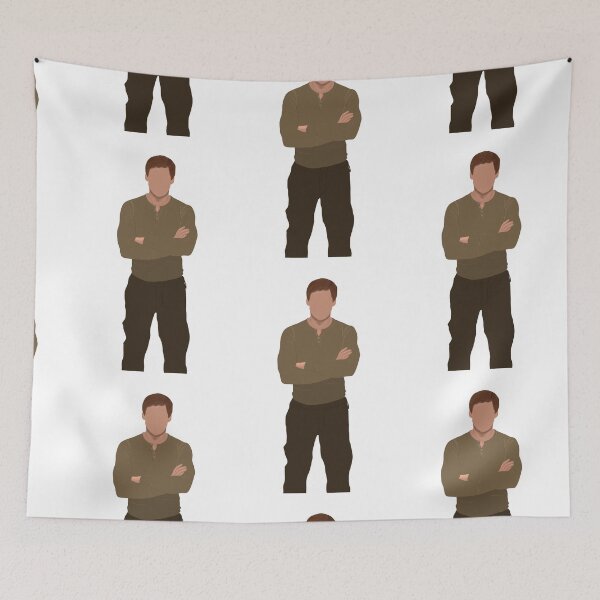 Item preview, Hand drawn Dexter in his killing shirt Faceless portrait illustration  designed and sold by Lumennyxart.