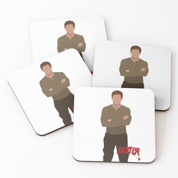 Item preview, Hand drawn Dexter in his killing shirt Faceless portrait cartoon designed and sold by Lumennyxart.