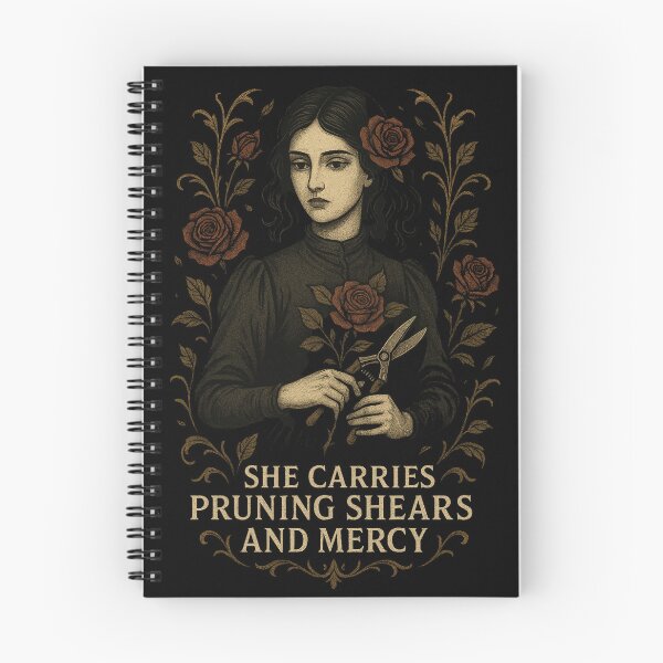 Item preview, Gothic Gardener – She Carries Pruning Shears and Mercy designed and sold by Mouraludia.