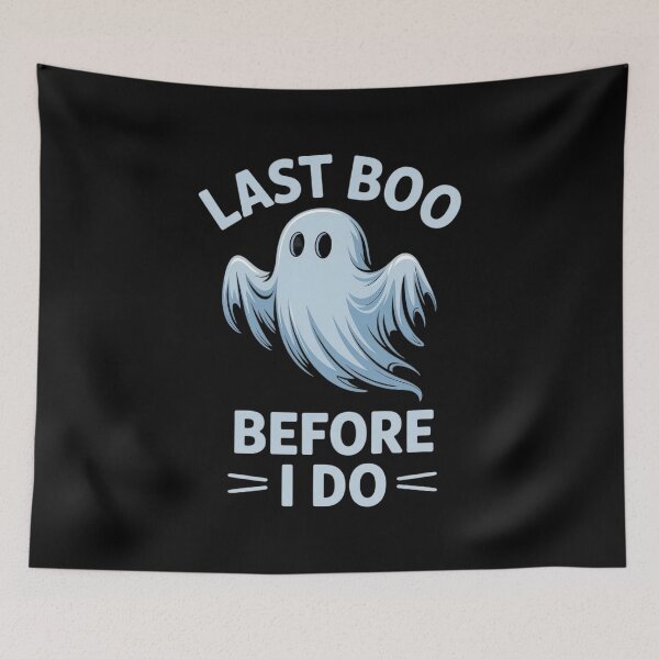 Item preview, Last Boo Before I Do Spooky Wedding Horror Proposal designed and sold by Sandrhaus.
