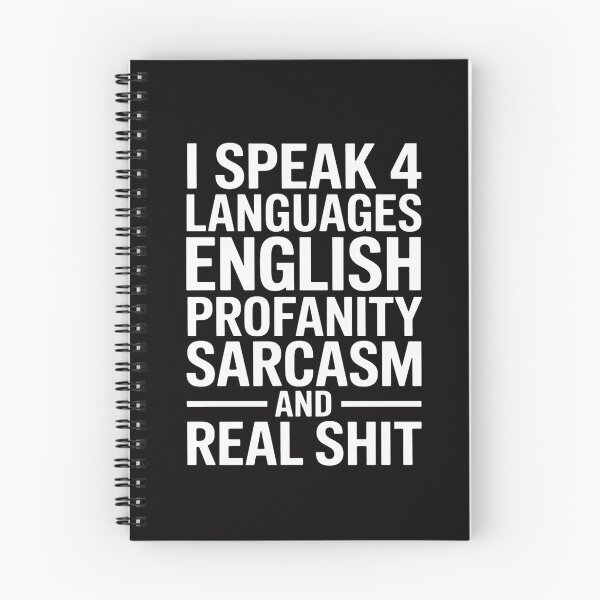 Item preview, I Speak Four Languages Sarcastic Profanity designed and sold by MuteElevent.