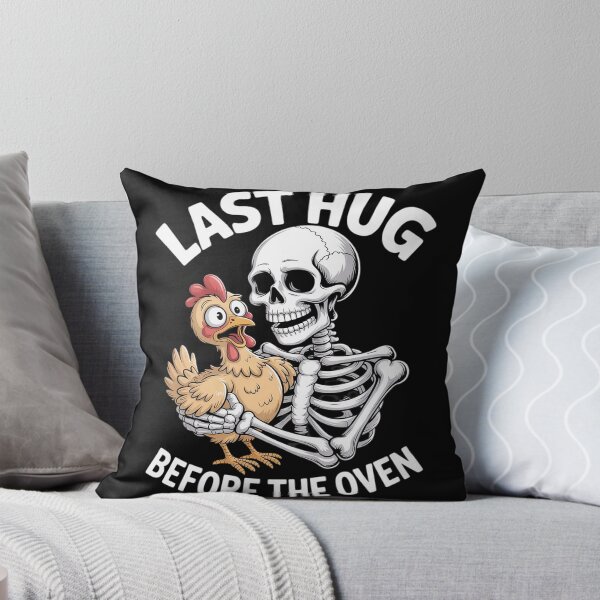 Item preview, Last Hug Before The Oven Funny SkeletonTurkey Thanksgiving designed and sold by Sandrhaus.
