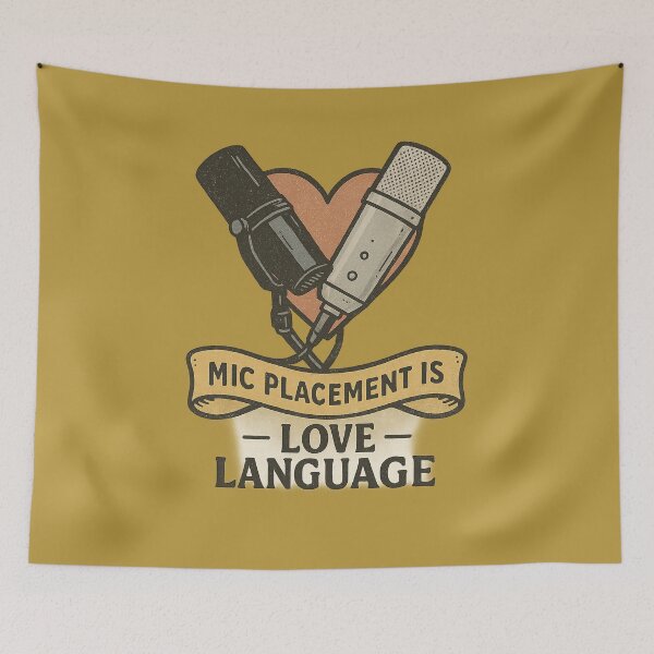 Item preview,  Mic Placement Is My Love Language designed and sold by peaknerd.