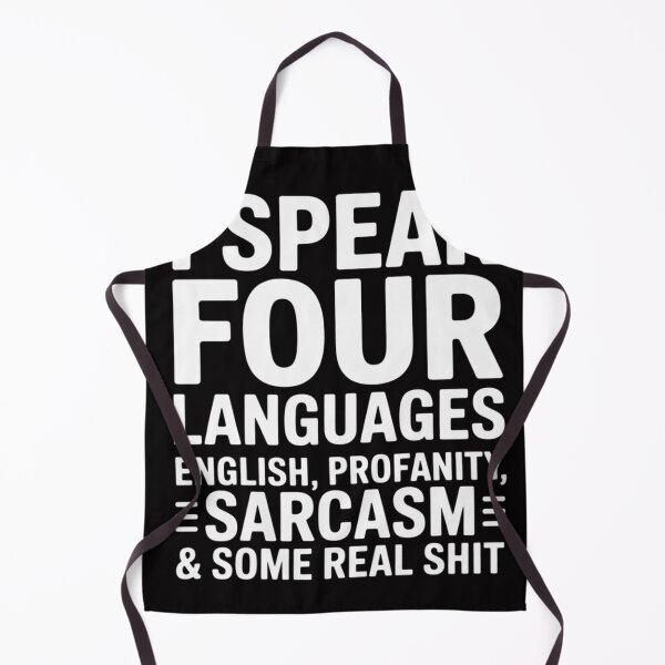 Item preview, Hablo 4 idiomas: inglés, blasfemias, sarcasmo y mierda real. designed and sold by MuteElevent.