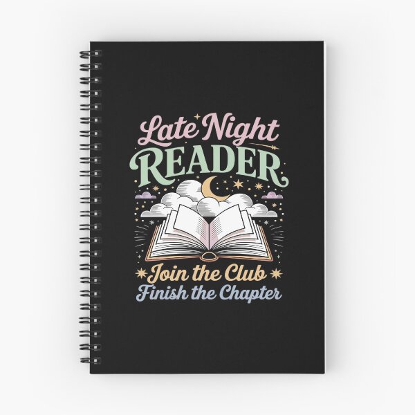 Item preview, Late Night Reader Join The Club Finish The Chapter designed and sold by Sandrhaus.