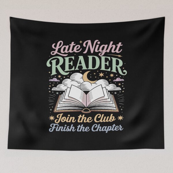 Item preview, Late Night Reader Join The Club Finish The Chapter designed and sold by Sandrhaus.