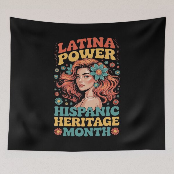 Item preview, Latina Power Mes de la Herencia Hispana Empoderamiento Cultural designed and sold by Sandrhaus.
