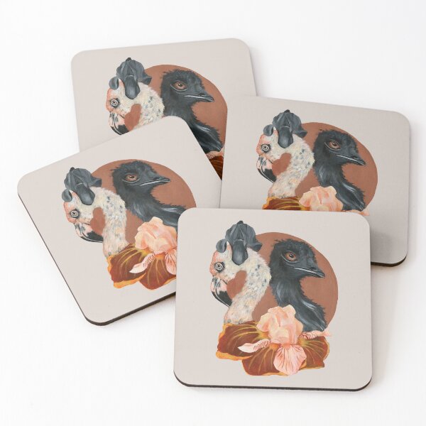 Item preview, Ostrich, flamingo, iris designed and sold by KnowingWonder.