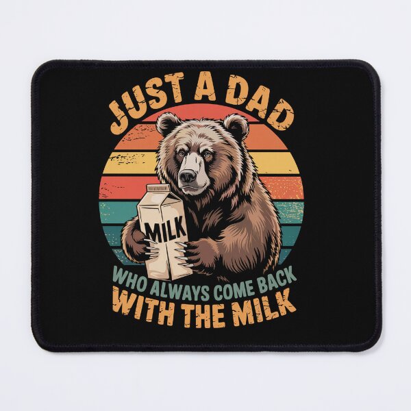 Item preview, Racoon Just A Dad Who Always Came Back With The Milk   designed and sold by DianaStantzo.