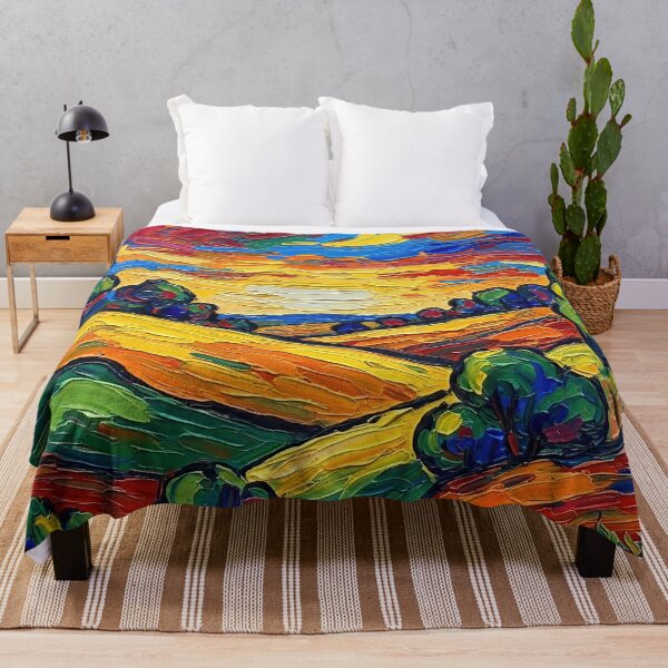Item preview, Vibrant Sunset Hills designed and sold by ChrisButler.