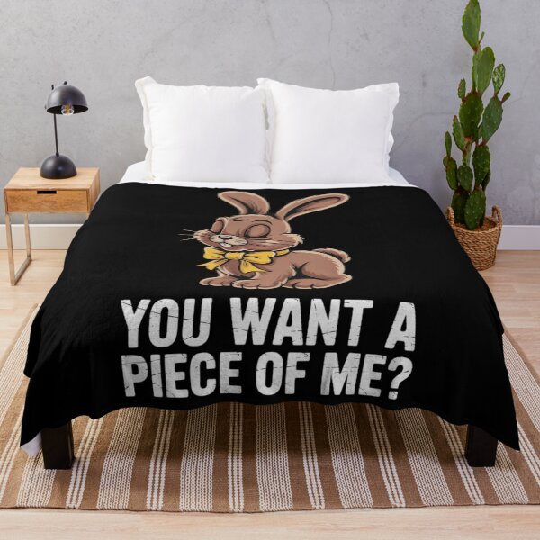 Item preview, Chocolate Bunny Do You Want Piece Of Me Funny Easter Rabbit designed and sold by ValerieRodrigue.