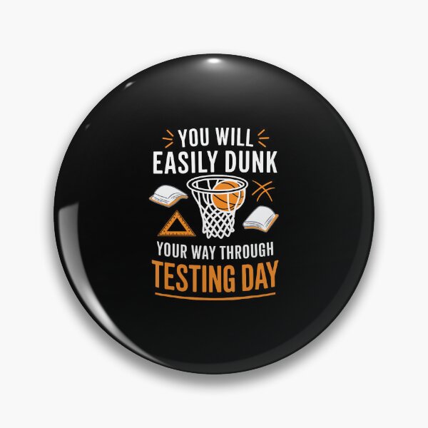 Item preview, Funny Test Day Teacher Basketball Dunk Testing Day Teacher designed and sold by AlicaMonica.