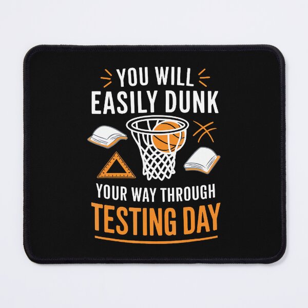 Item preview, Funny Test Day Teacher Basketball Dunk Testing Day Teacher designed and sold by AlicaMonica.