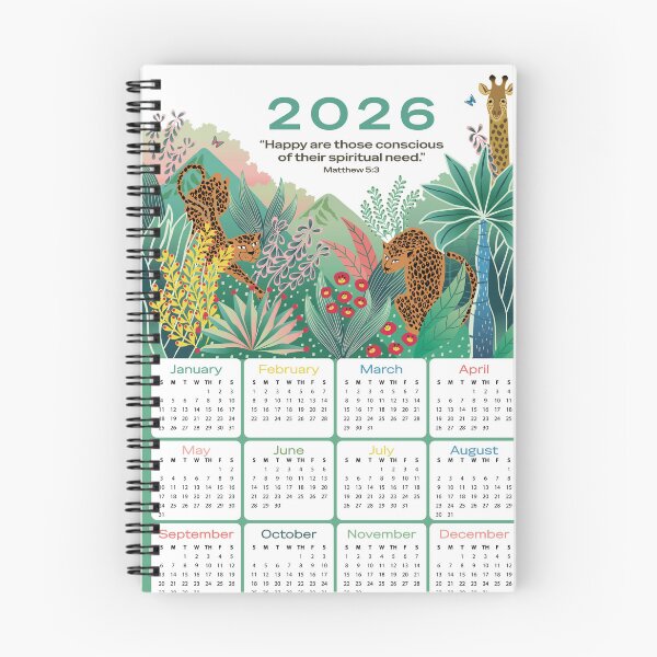 Item preview, 2026 Yeartext Calendar (Animals) designed and sold by Paper Bee Gift Shop.