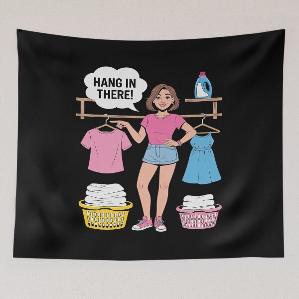 Item preview, Laundry Day Shirt Hang in There designed and sold by ryukaizox1.