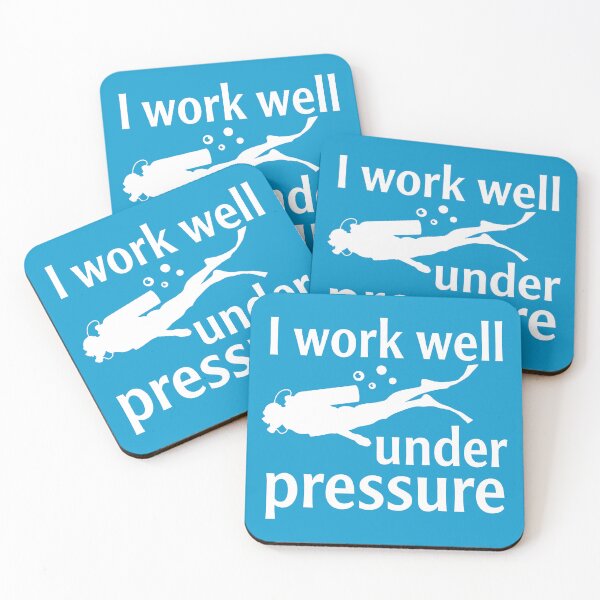 Item preview, I Work Well Under Pressure. Scuba Diver.  Scuba Diving designed and sold by DesignHouse07.