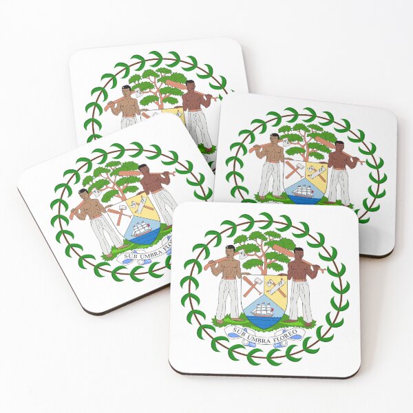 Item preview, Belize Coat of Arms designed and sold by BADNIS designs.